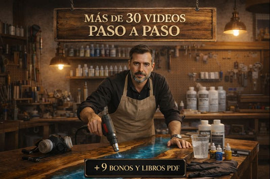 Máster en Resina Epóxica + 9 BONOS + COMUNIDAD