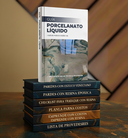 Guía porcelanato liquido + 6 BONOS (paredes incluido)